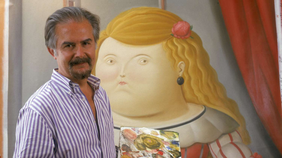 Wie setzt sich Fernando Botero in seinen Werken mit dem Volumen auseinander?