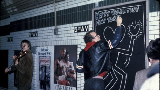 Desenhos do metro de Keith Haring vendidos por 9,2 Milhões