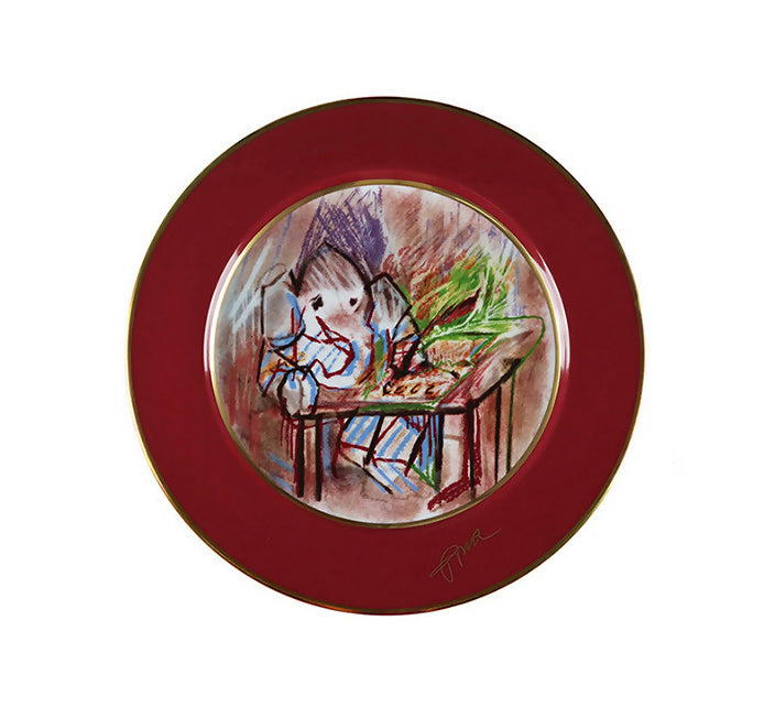 Julio-Pomar-The-Scholar-porcelain-plate-2021-2