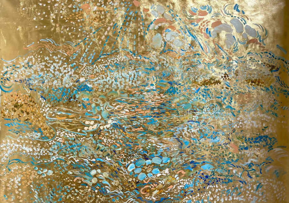 Abstract gold Veronika Blyzniuchenko 01